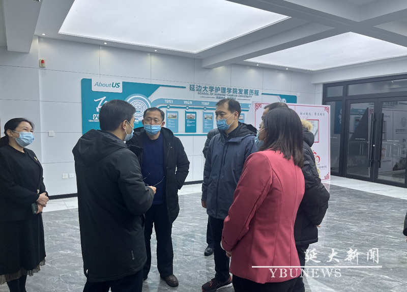 校领导带队开展校园封闭期间安全隐患排查